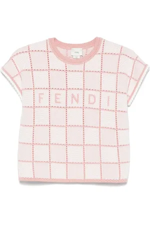 Fendi Embroidered-logo T-shirt