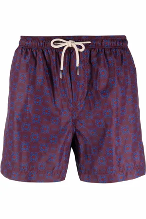 PENINSULA SWIMWEAR Geometric-pattern swim shorts