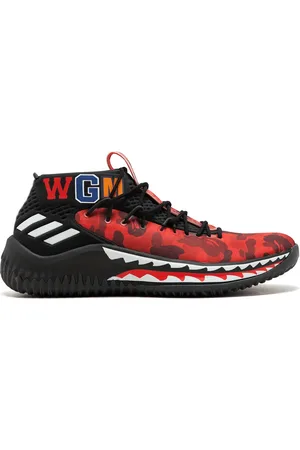 adidas X BAPE Dame4 " Shark ABC Camo" sneakers