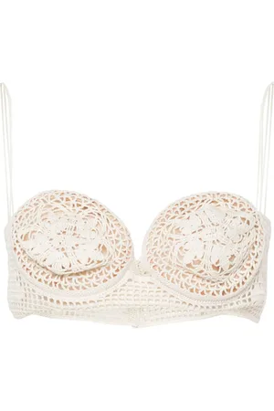 MAGDA BUTRYM Crochet-knit bralette top