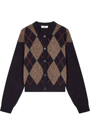 Studio Tomboy Argyle-pattern cardigan