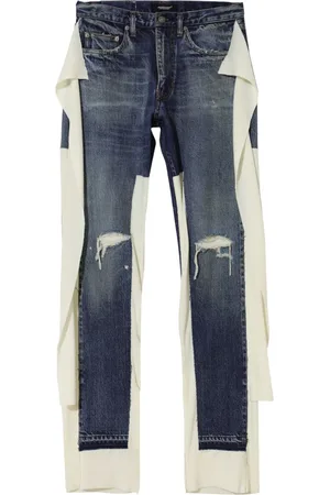 UNDERCOVER Distressed straight-leg trousers