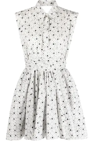 Serafini Graphic-print sleeveless dress