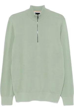 HUGO BOSS Zipped cotton sweater