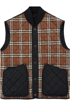 Burberry Vintage check-print panel vest