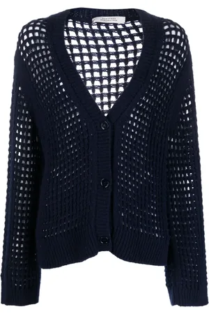 Dorothee Schumacher Open-knit V-neck cardigan