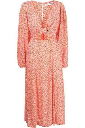 FAITHFULL THE BRAND Floral-print midi dress