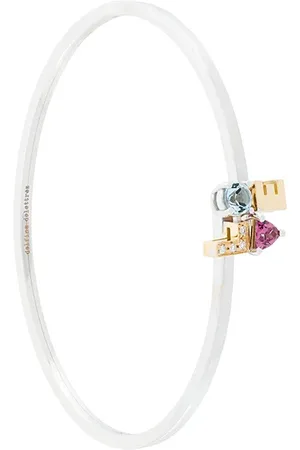 DELFINA DELETTREZ 18kt gold and diamond Love bracelet