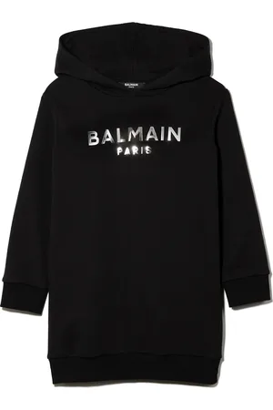 Balmain Logo-print hoodie dress