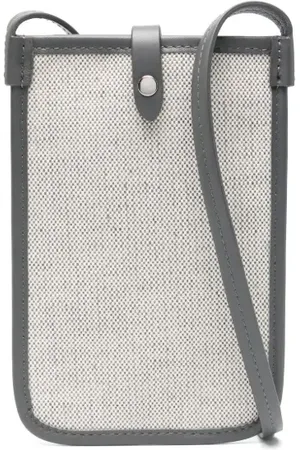 Kiton Logo-debossed cross body bag
