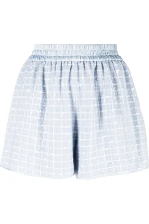 Emporio Armani Bouclé gathered shorts