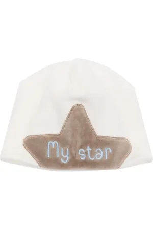 LA STUPENDERIA Embroidered-design cotton blend beanie