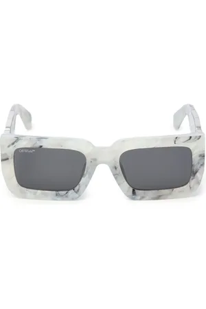 OFF-WHITE Boston logo-lettering tinted sunglasses
