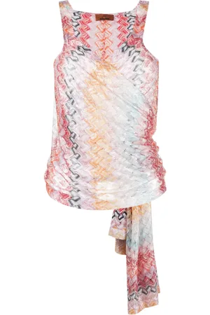 Missoni Knot-detail knitted top
