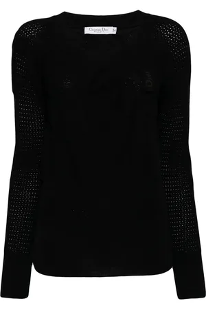 Dior Open-knit wool jumper