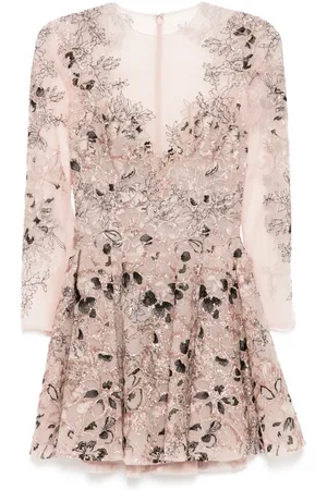 Saiid Kobeisy Embroidered short dress
