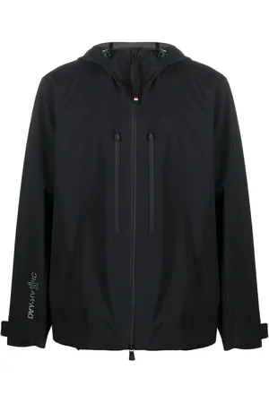 Moncler Logo-print sleeve hooded jacket
