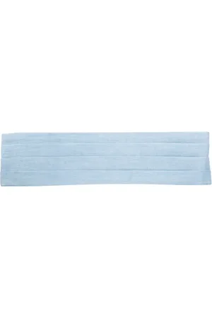 Il gufo Pleated slub cummerbund