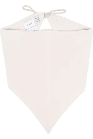 Barrie Triangular denim scarf