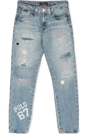Ralph Lauren Boyfriend logo-print jeans