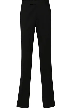 LARDINI Twill tapered-leg tailored trousers