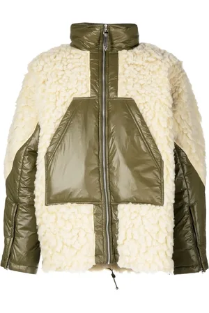 TOGA VIRILIS Faux-shearling oversize coat