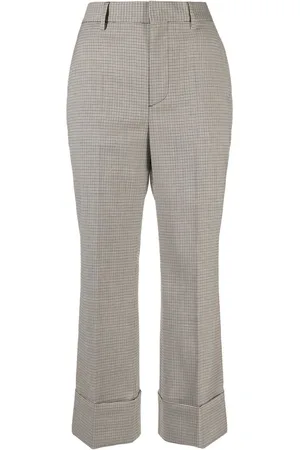 Dsquared2 Houndstooth pattern cropped trousers
