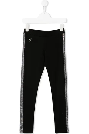 Philipp Plein Rhinestone stripe leggings