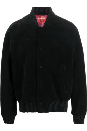424 FAIRFAX Brushed-effect bomber jacket
