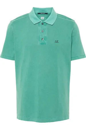 C.P. Company Logo-print polo shirt