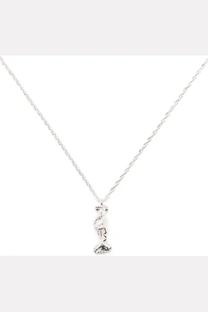 Lee I alphabet-charm necklace