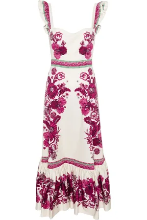 La DoubleJ Gingerbread floral-print maxi dress