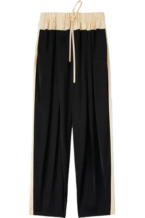 Jil Sander Panelled drawstring straight-leg track pants