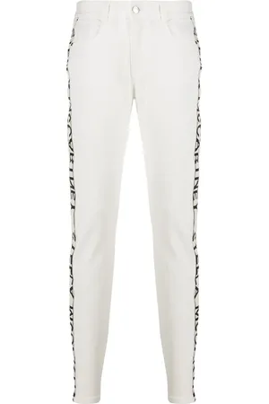 Stella McCartney Logo tape skinny jeans