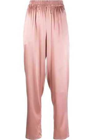 GIANLUCA CAPANNOLO Mila cropped satin trousers