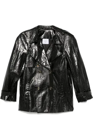LE SULLY STUDIO Crocodile-embossed jacket