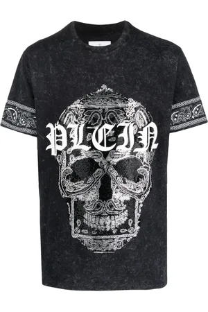 Philipp Plein SS Paisley Strass T-shirt