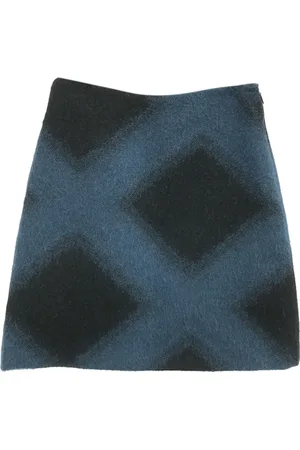 Fendi 2000s diamond-pattern mini skirt