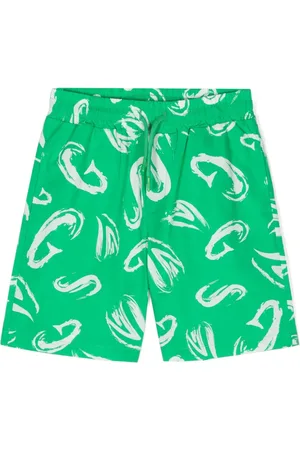 Msgm Abstract-print bermuda shorts