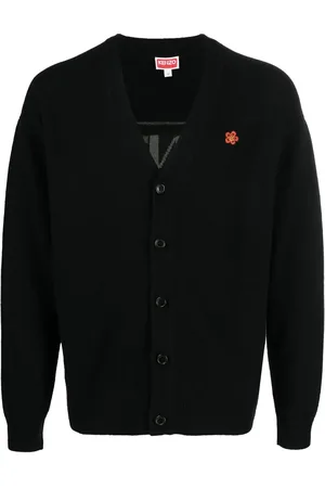 Kenzo Patch-detail wool cardigan