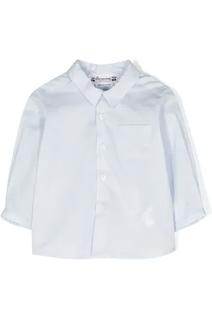 BONPOINT Classic-collar long-sleeve shirt