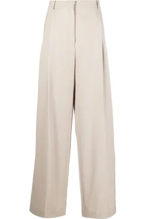 Botter Pleated cotton trousers