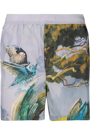 VALENTINO GARAVANI Floating Island print swim shorts