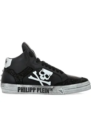 Philipp Plein Retrokickz TM leather sneakers