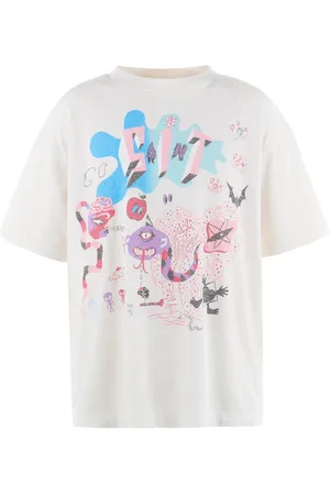SAINT MXXXXXX Illustration-print T-shirt
