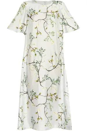 Munthe Floral-print silk maxi dress