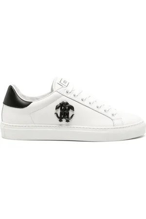 Roberto Cavalli Mirror Snake leather sneakers