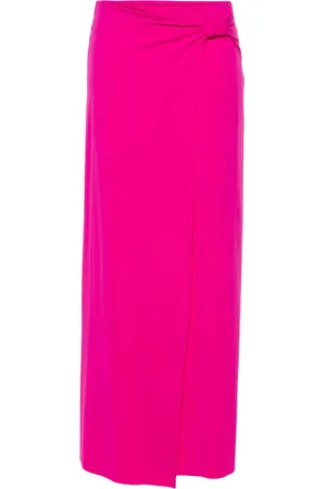 CHIARA BONI Knot-detail midi skirt