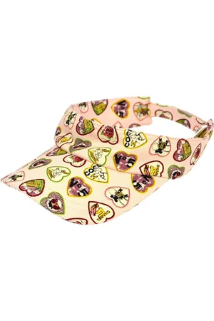 CHANEL 1990-2000s Valentine visor hat