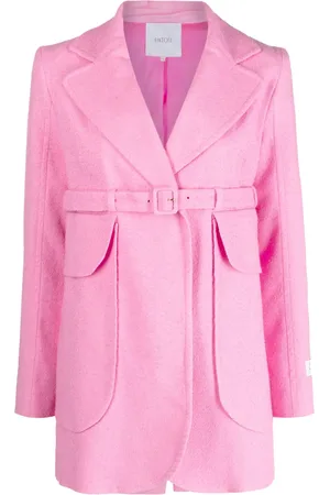 Patou Maxi pocket single-breasted coat